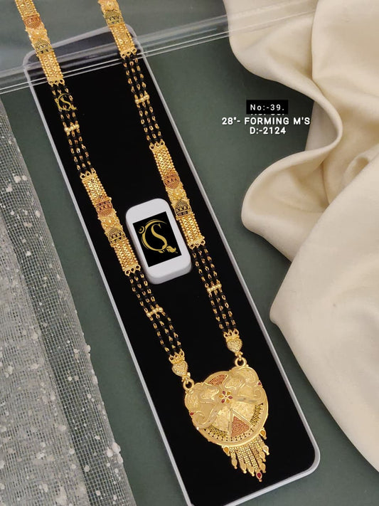 Forming long mangalsutra 020 - Queenzart Imitation Jewellery
