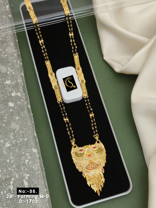 Forming long mangalsutra 021